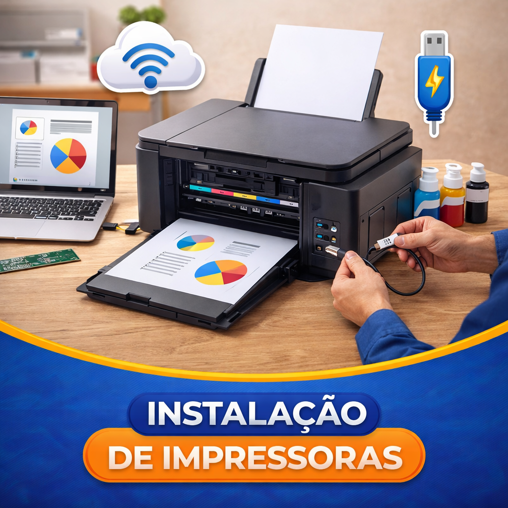 Instalação e configuração de impressoras